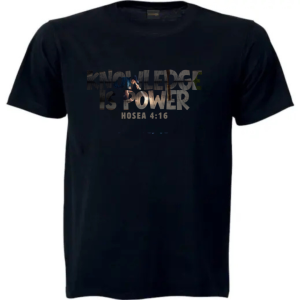 Christian T Shirt Unisex | Scripture T Shirt | Faith Based Clothing | Christian Apparel | Knowledge is power