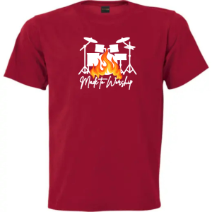 Christian T Shirt Unisex | Scripture T Shirt | Faith Based Clothing | Christian Apparel | Made to worship (drums)