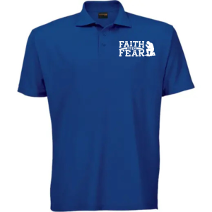 Christian Golf shirt | Scripture Golf Shirt | Faith Based Clothing | Christian Apparel | Faith over fear